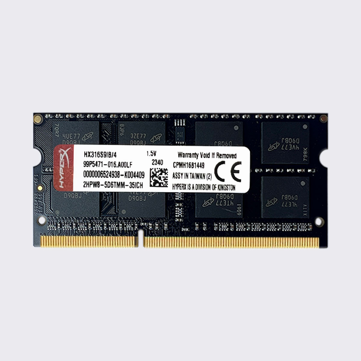 Kingston FURY DDR3 8 GB 4 GB 1600 MHz Hyperx Laptop-Speicher SoDIMM RAM PC3 12800 1,5 V