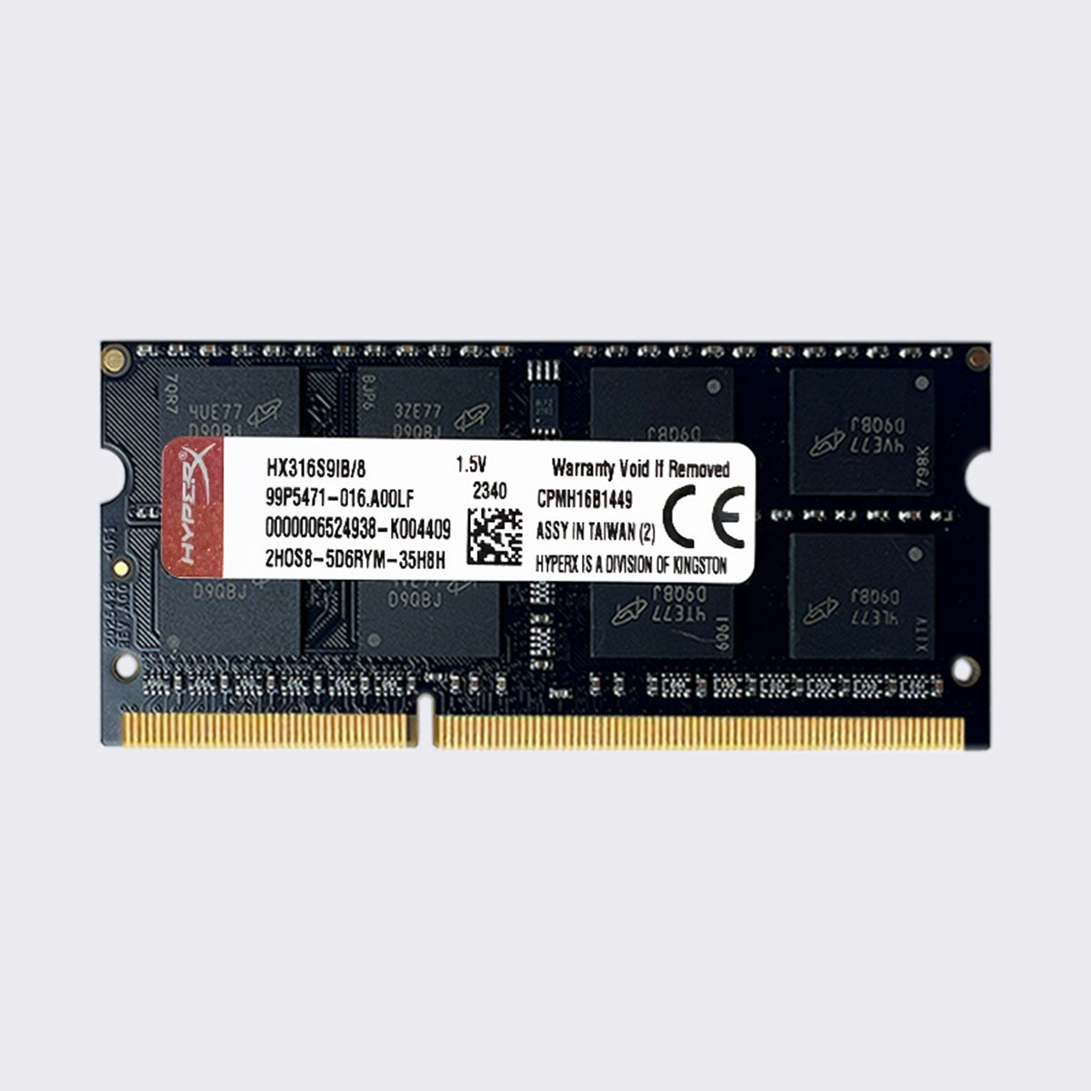 Kingston FURY DDR3 8 GB 4 GB 1600 MHz Hyperx Laptop-Speicher SoDIMM RAM PC3 12800 1,5 V