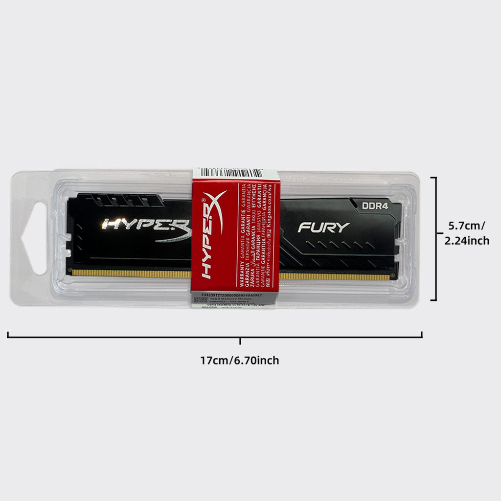 kingston fury ddr4 16gb 8gb 4gb 2666mhz hyperx desktop memory udimm pc ram pc4 21300 1.2v