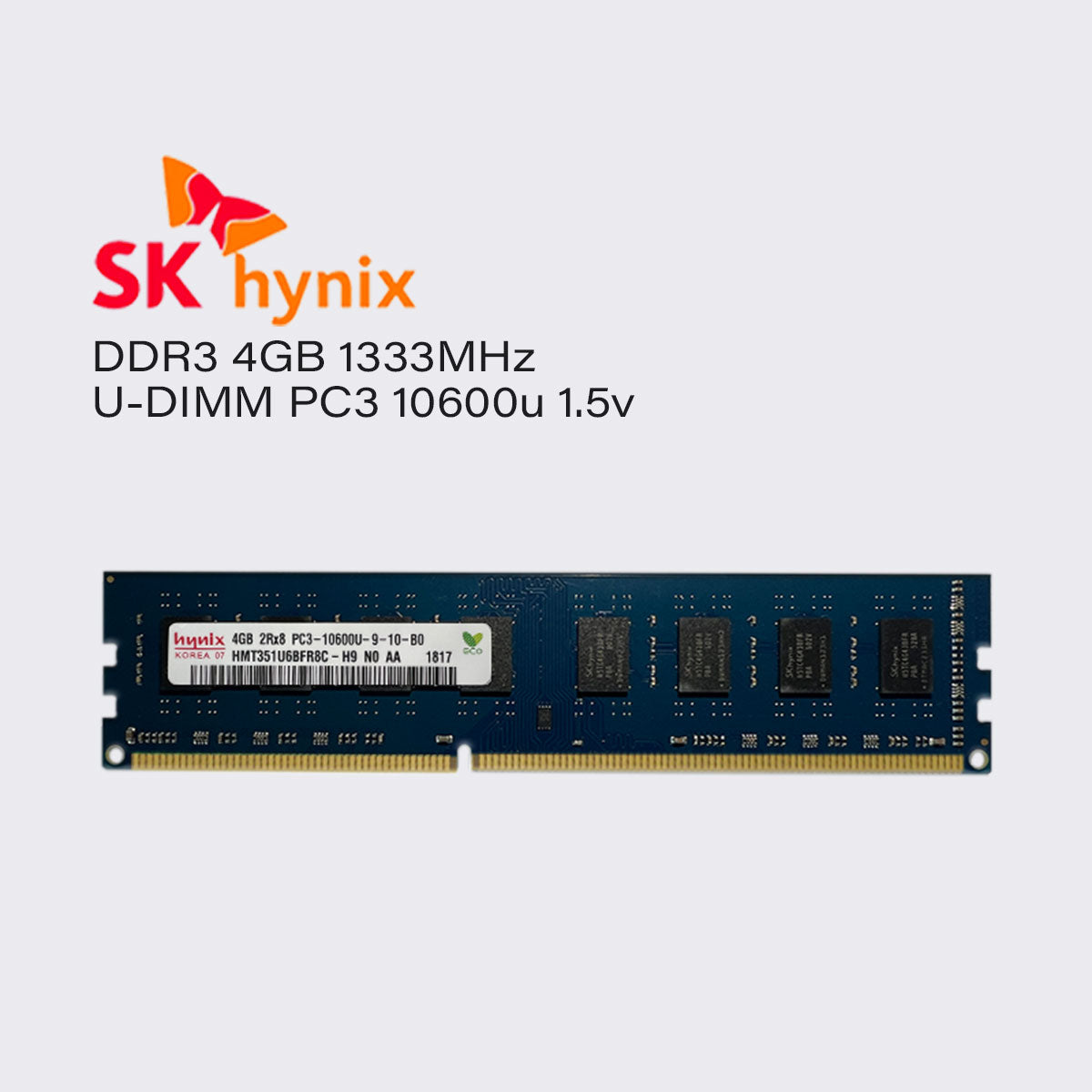 SK Hynix DDR3 8 GB 4 GB 1333 MHz Desktop-PC-Speicher UDIMM RAM PC3 10600 1,5 V