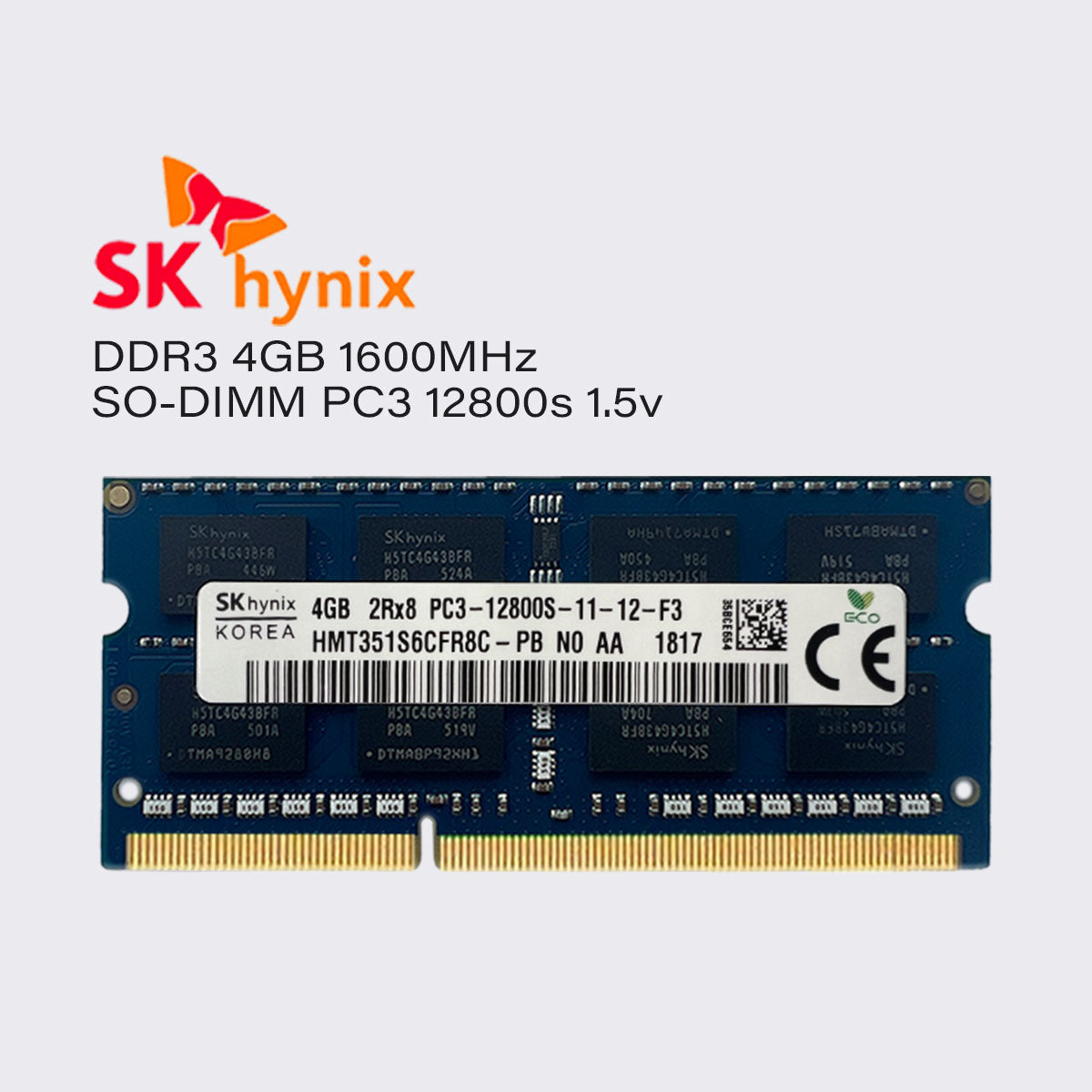 SK Hynix DDR3 8 GB 4 GB 1600 MHz Laptop-Speicher SoDIMM-RAM PC3 12800 1,5 V