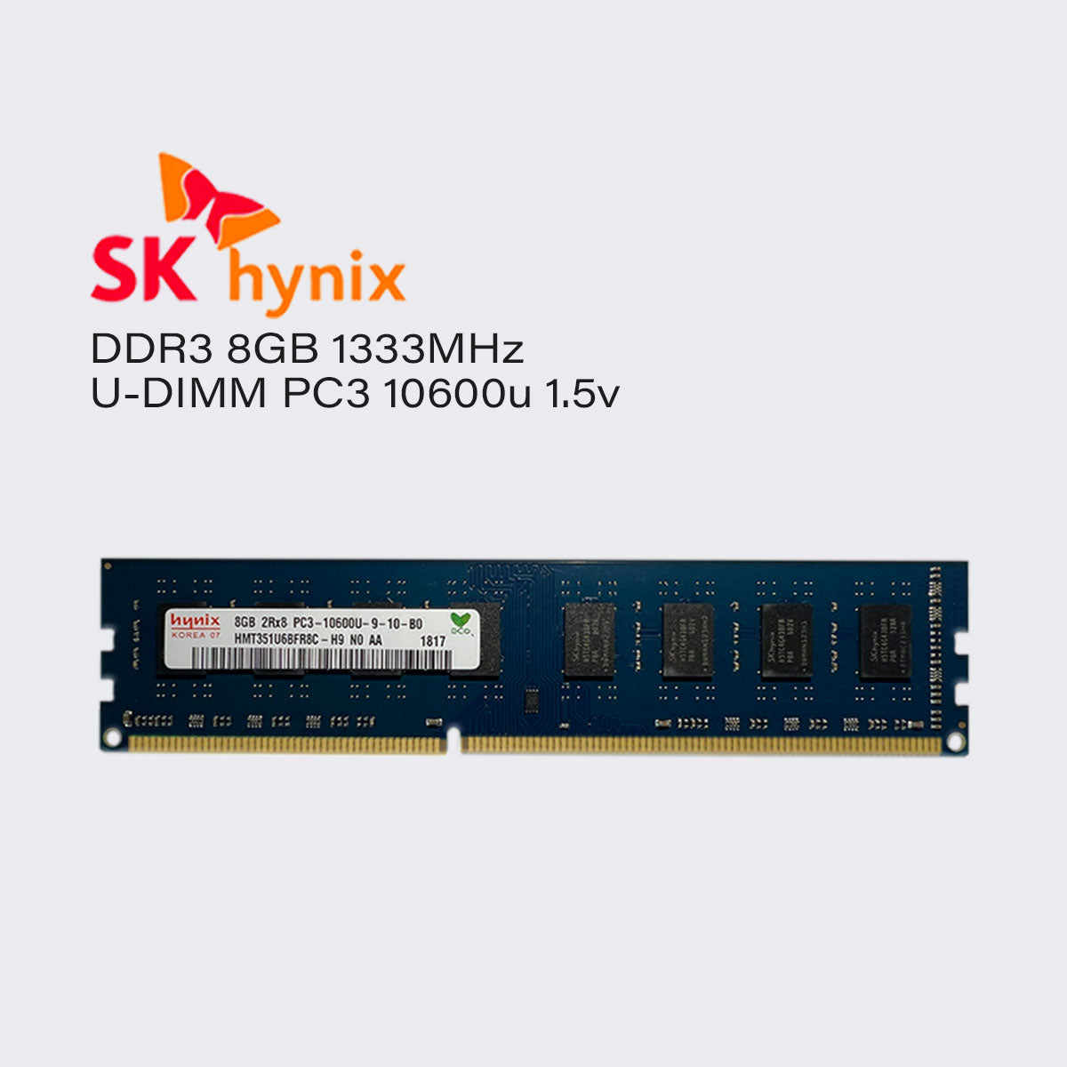 SK Hynix DDR3 8 GB 4 GB 1333 MHz Desktop-PC-Speicher UDIMM RAM PC3 10600 1,5 V