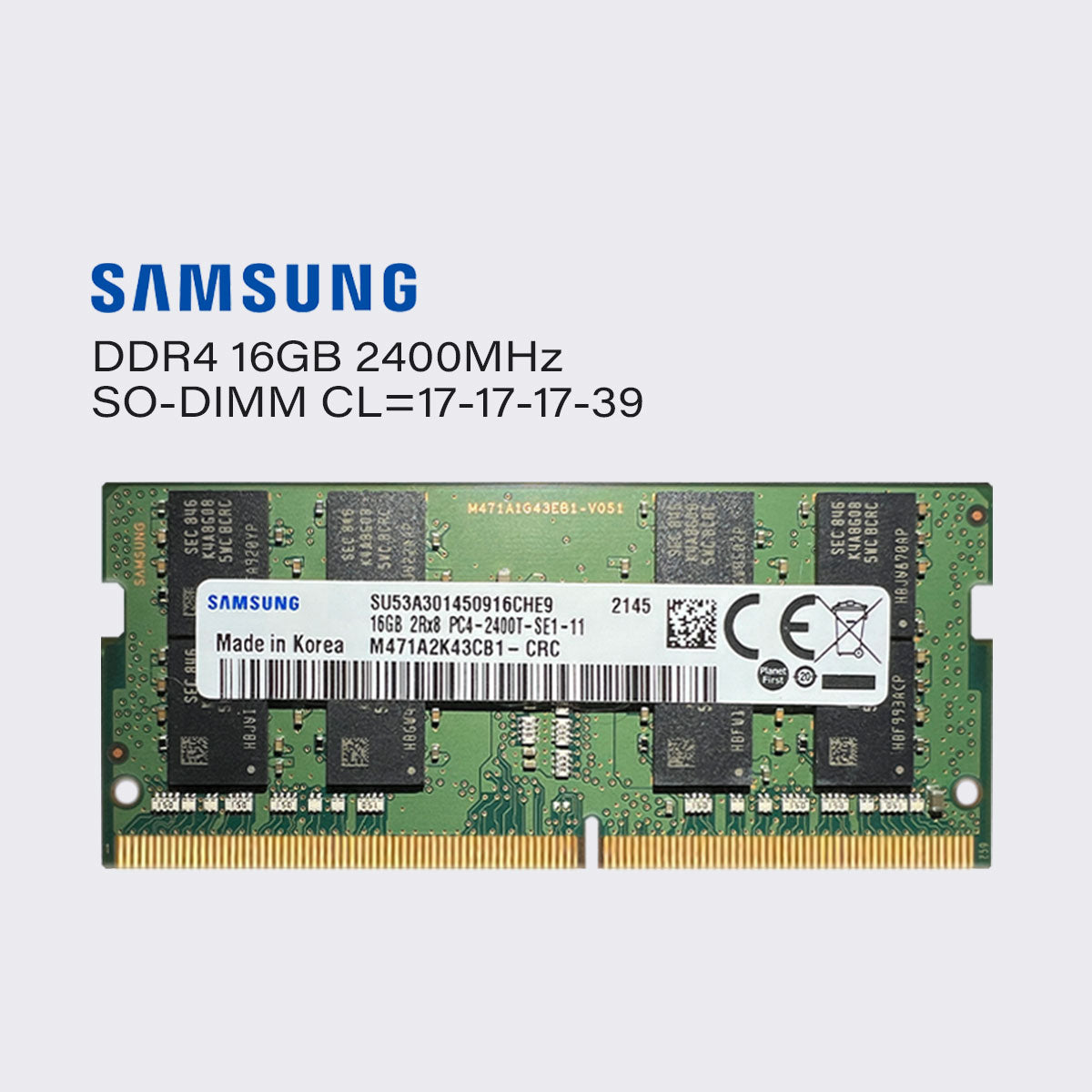 Samsung DDR4 16 GB 8 GB 4 GB 2400 MHz Laptop-Speicher Sodimm-RAM PC4 19200 1,2 V