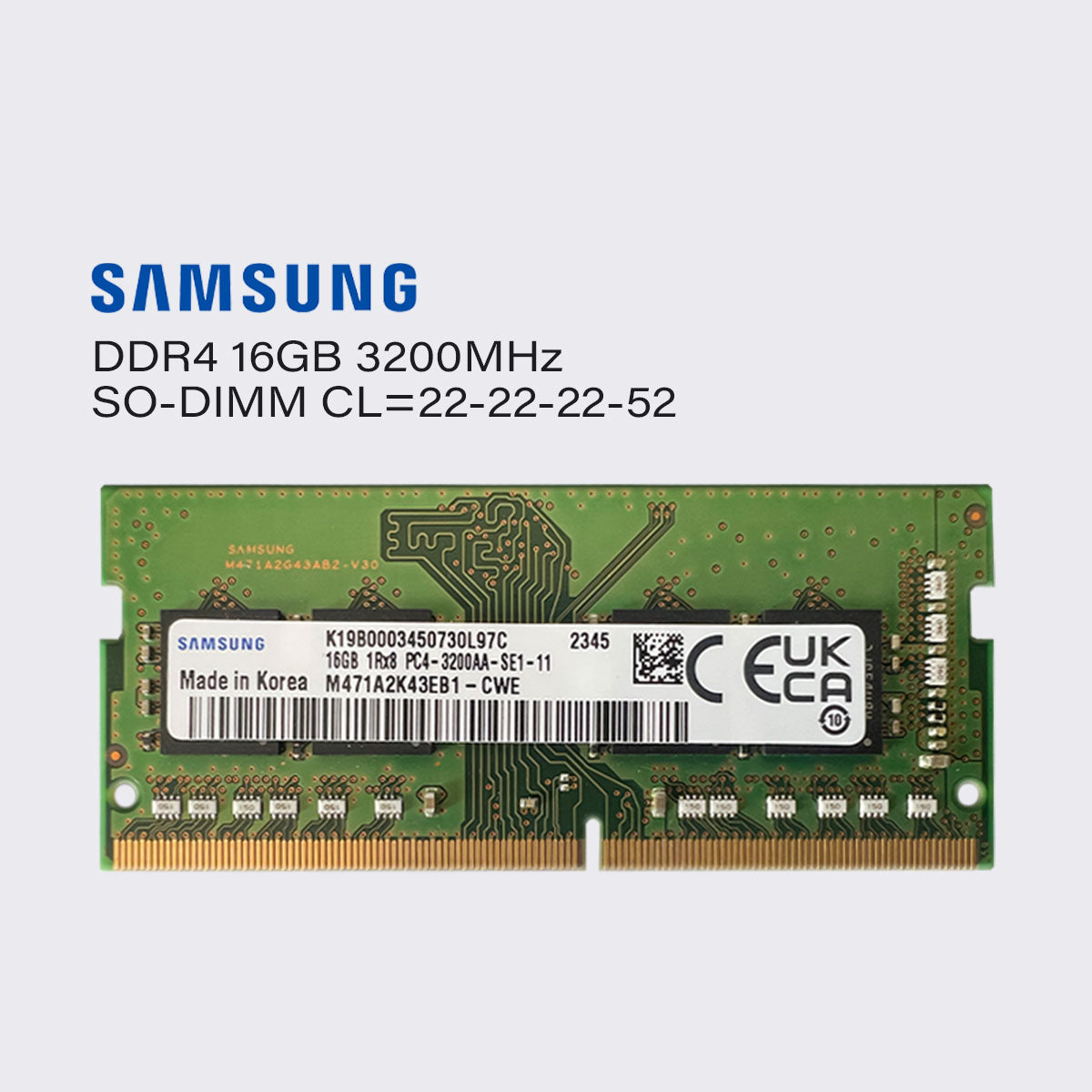 Samsung DDR4 32 GB 16 GB 8 GB 4 GB 3200 MHz Laptop-Speicher Sodimm-RAM PC4 25600 1,2 V