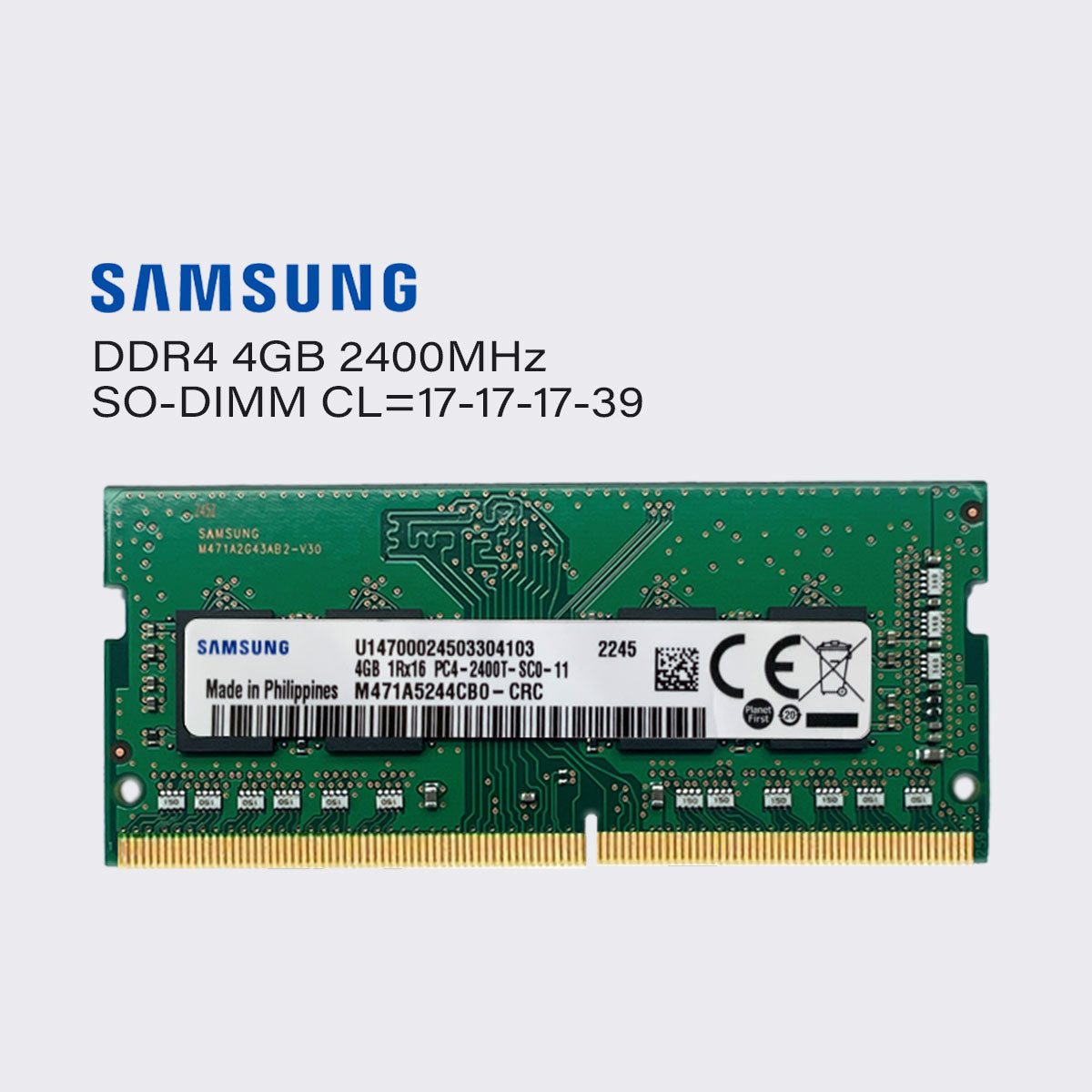 Samsung DDR4 16 GB 8 GB 4 GB 2400 MHz Laptop-Speicher Sodimm-RAM PC4 19200 1,2 V