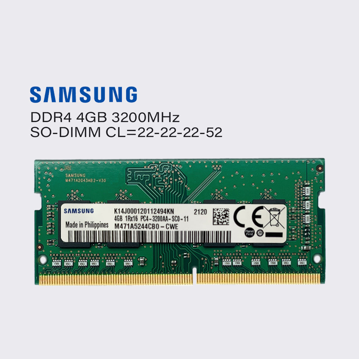 Samsung DDR4 32 GB 16 GB 8 GB 4 GB 3200 MHz Laptop-Speicher Sodimm-RAM PC4 25600 1,2 V