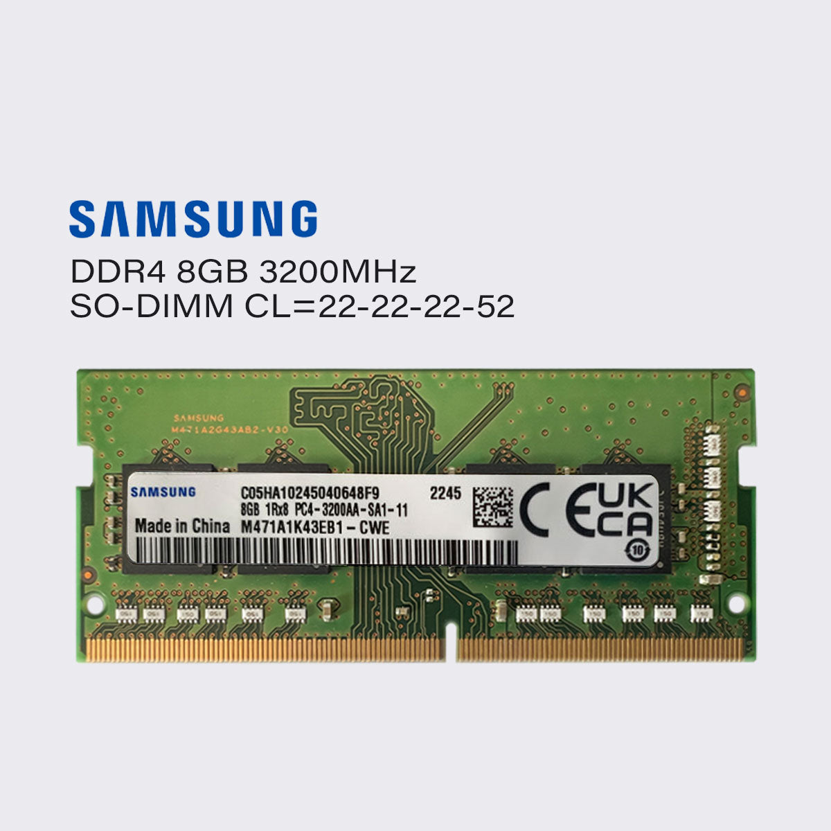 Samsung DDR4 32 GB 16 GB 8 GB 4 GB 3200 MHz Laptop-Speicher Sodimm-RAM PC4 25600 1,2 V
