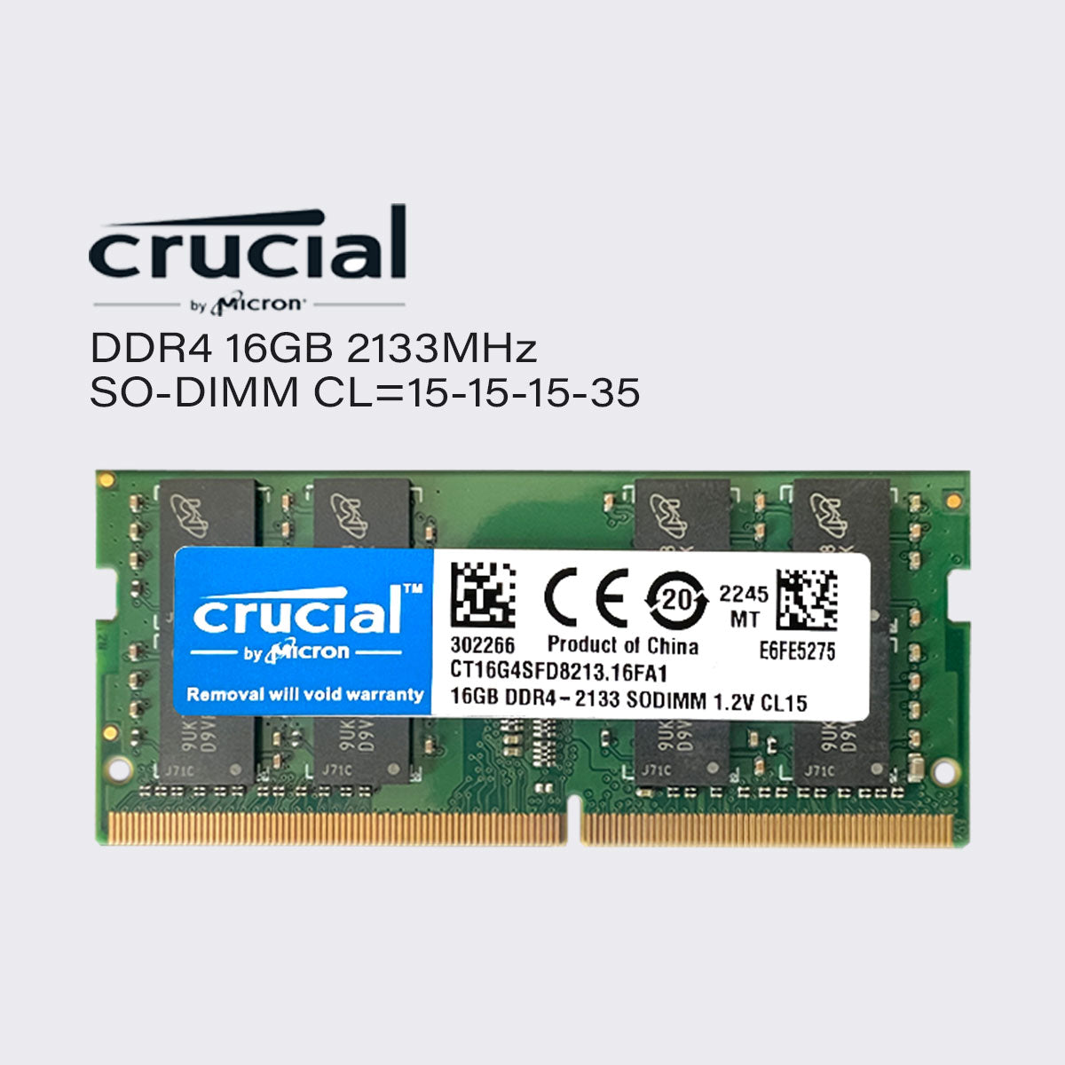entscheidender DDR4 16 GB 8 GB 4 GB 2133 MHz Laptop-Speicher Sodimm-RAM PC4 17000 1,2 V