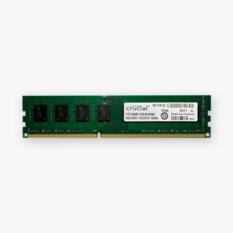 Crucial DDR3 8 GB 4 GB 1333 MHz Desktop-PC-Speicher UDIMM RAM PC3 10600 1,5 V