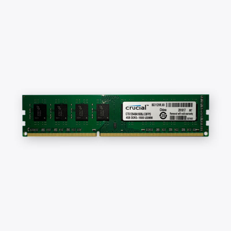 Crucial DDR3 8 GB 4 GB 1600 MHz Desktop-PC-Speicher UDIMM RAM PC3 12800 1,5 V