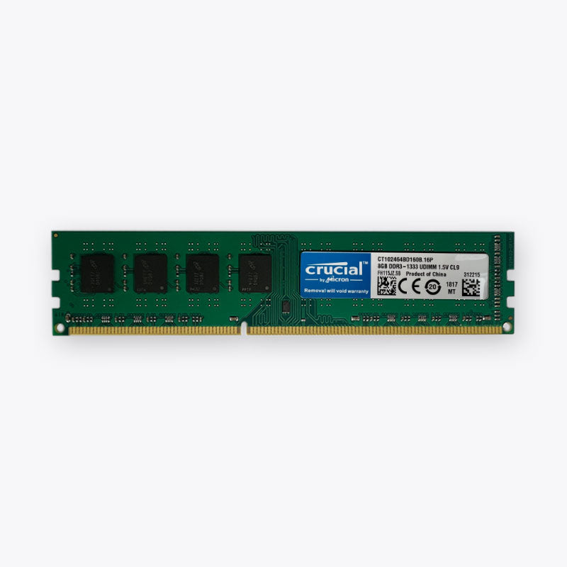 Crucial DDR3 8 GB 4 GB 1333 MHz Desktop-PC-Speicher UDIMM RAM PC3 10600 1,5 V