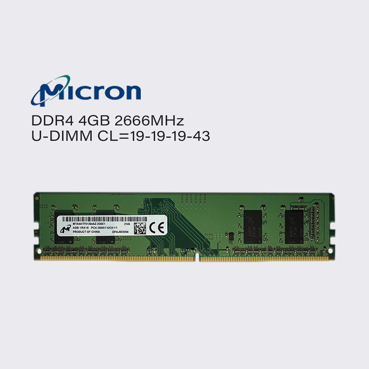micron ddr4 32gb 16gb 8gb 4gb 2666mhz desktop memory udimm pc ram pc4 21300 1.2v